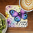 Butterfly illustration with "LEAD" text, alongside coffee and kiwi.