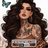 Woman with tattoos and butterfly, text "ENTREPRENEUR MODE ON OFF".