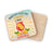 Coaster with text "When life gives you lemons make sangria" and a drink.