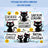 Black cats with text designs: "CERTIFIED Troublemaker," "PROFESSIONAL. OVERTHINKER," and "SARCASM LOADING..."