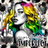 Woman with rainbow hair giving middle finger, text "perfectly IMPERFECT"