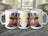 Mug featuring a whimsical groundhog in a top hat and suit.