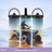 ATV rider stainless steel tumbler dunes and ocean background