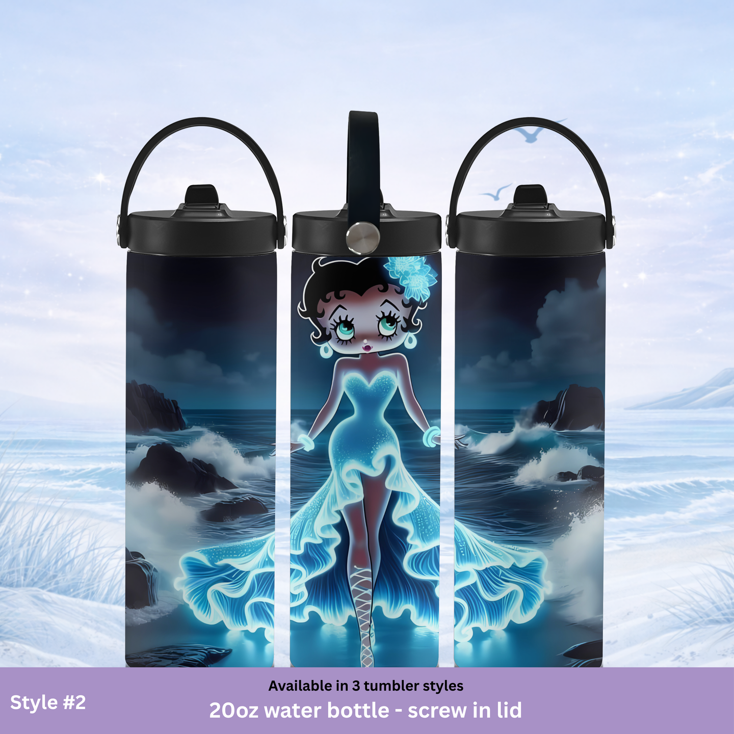 Betty Boop insulated tumbler stainless steel travel mug
