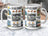 Camping coffee mug with outdoor adventure design