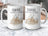 Coffee Scripture and Stillness mugs with books and flowers