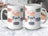 Faith Over Fear Christian coffee mug with Bible verses