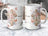 Faith Possible Christian coffee mug with cross and watercolor flowers