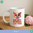 Funny cat mug head empty no thoughts just vibes sarcastic cat coffee mug