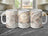 Inspirational Christian mug with angel wings and cross