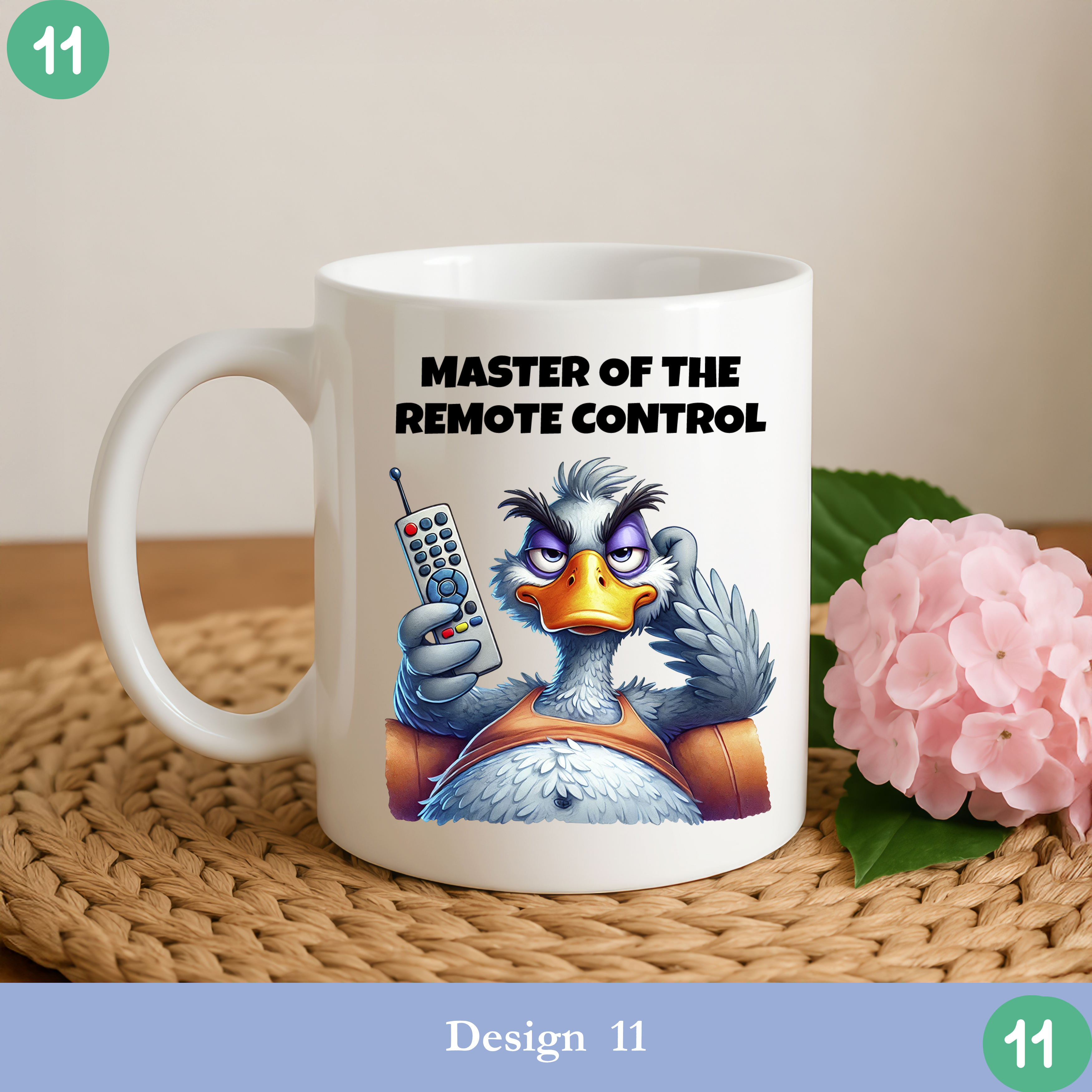 Remote control dad mug master of remote funny dad coffee mug