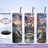 USA 1776 2026 scenic stainless steel tumbler patriotic design