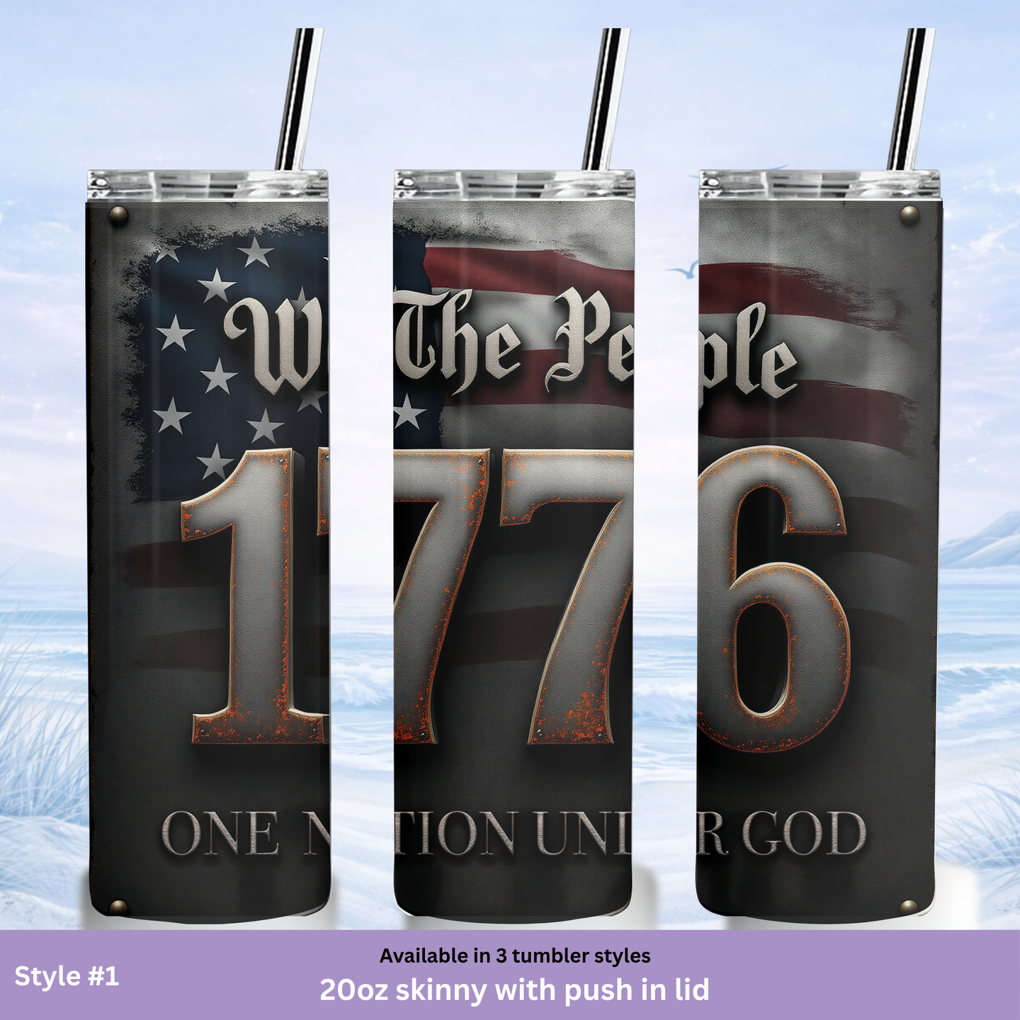 USA 250 anniversary cup vintage flag and constitution themed design