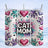 Three tumblers with "Cat Mom" text, paw prints, and hearts.