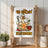 Cartoon duck wearing apron holding herbs, NO Bitchin' IN MY KITCHEN text.