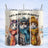 Three cats wearing hats and scarves, "Cats Make Life Purrrfect" text.