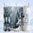 White tumbler with a deer and dreamcatcher design, personalized with "Charlotte".