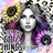 Woman with sunflowers and colorful hair, text "Enjoy the little things."