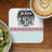 Coaster with "Jesus the Way the Truth the Life" text and floral border.