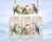 Three glass jars with hummingbird designs and wooden lids, set against a snowy landscape.