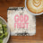 Coaster with "put GOD FIRST in all things" text and latte art coffee and kiwi.