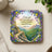 Coaster with floral border and Bible verse Isaiah 41:10 about fear.