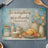 Cutting board with Thanksgiving theme: turkey, harvest decor, and "In everything give thanks" Bible verse.