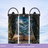 aesthetic book tumbler moonlit forest design