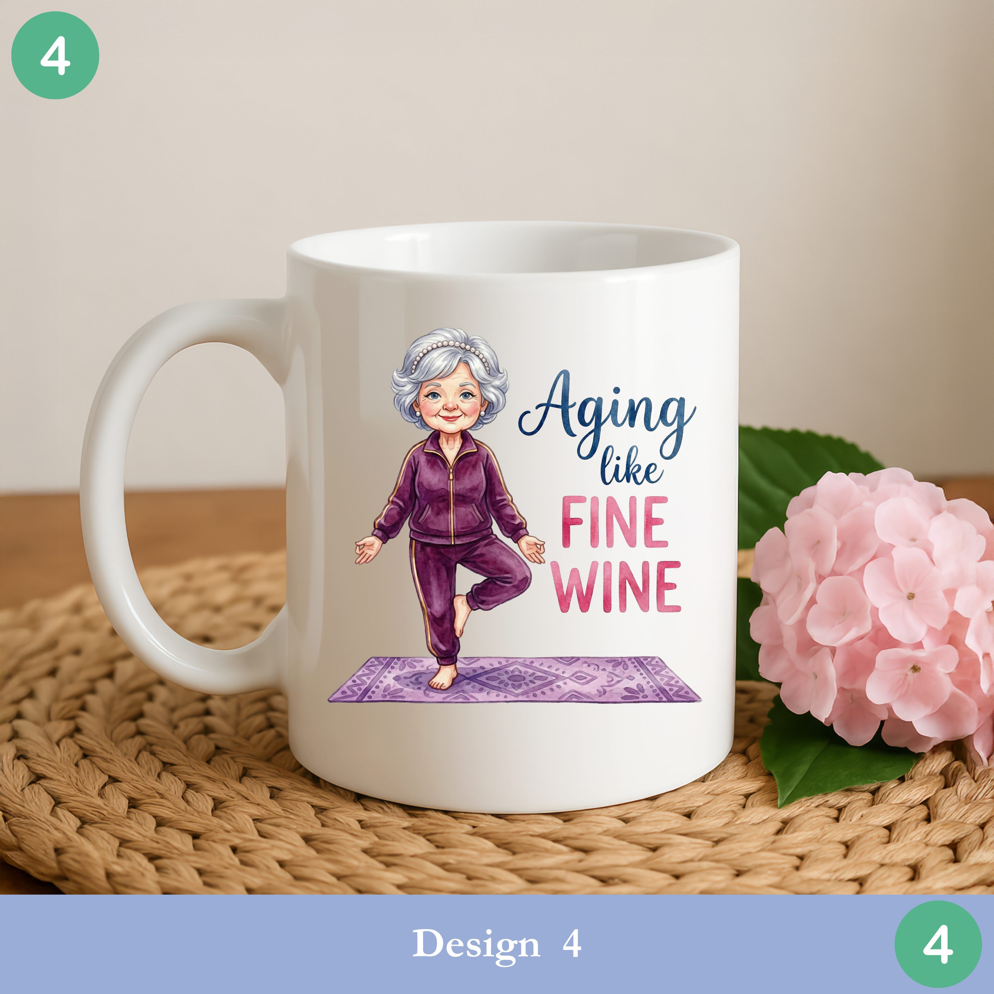 aging like fine wine grandma mug funny grandma coffee mug humorous wine lover grandma gift