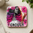 Coaster with woman with pink hair and "I am enough" text.