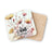 Coaster with floral illustration and text "Be Kind Always".