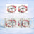 Mugs with floral wreaths and "Happy Mother's Day" text, presented on a frosty background.