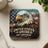 Eagle against United States flag on a coaster, commemorating 250th anniversary 1776-2026.
