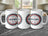 White mug with "Best Grandpa Ever" in red and blue star badge.