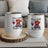 Two wine tumblers featuring a cartoon highland cow and text "Wine a Little, Laugh a Lot".