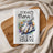 Kitchen towel with "Today's Menu is Eat It or Starve" text and floral design.