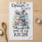 Kitchen towel with quilted mason jar, cutlery, and daisies, text: YOUR OPINION IS NOT part of my RECIPE.