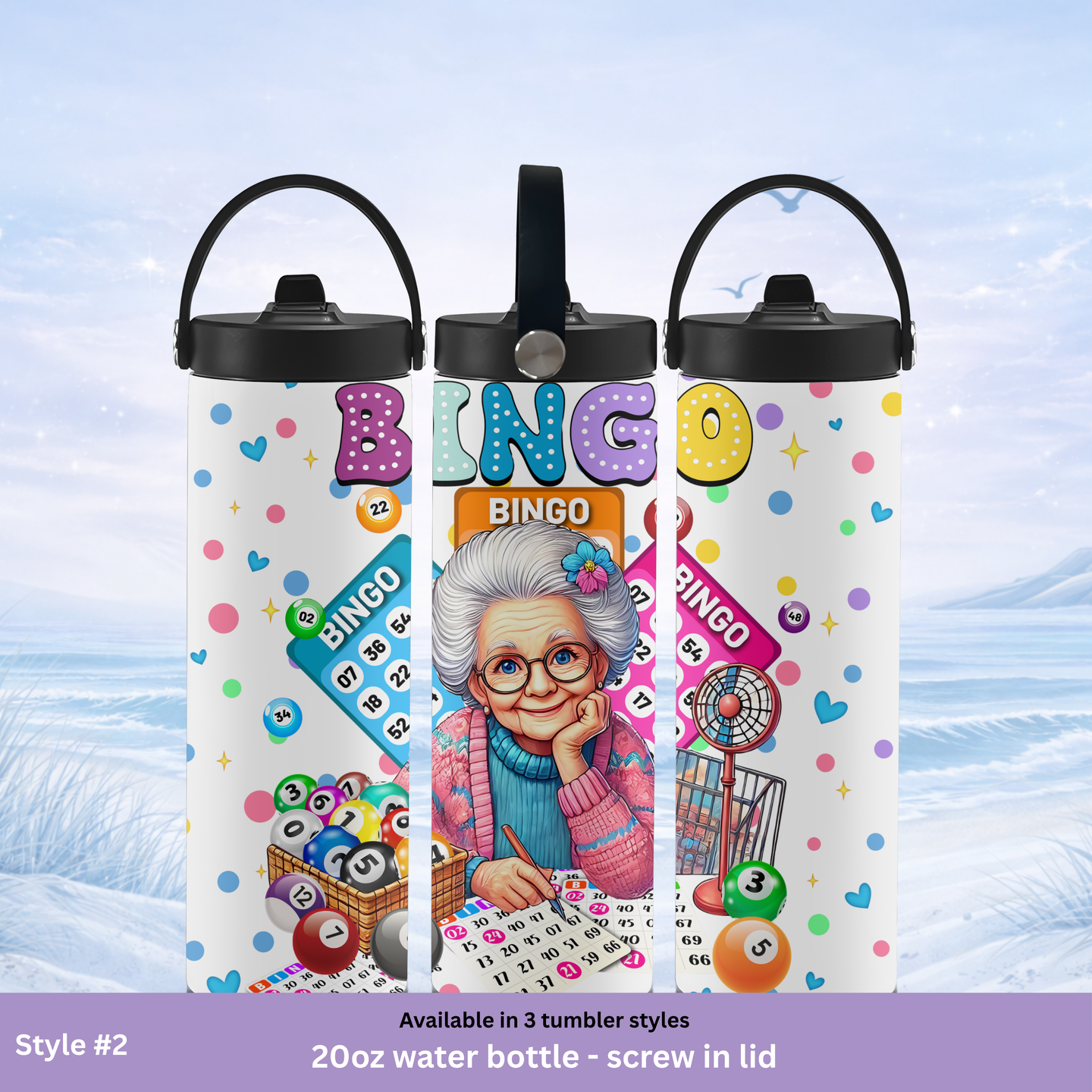 bingo game night tumbler gift