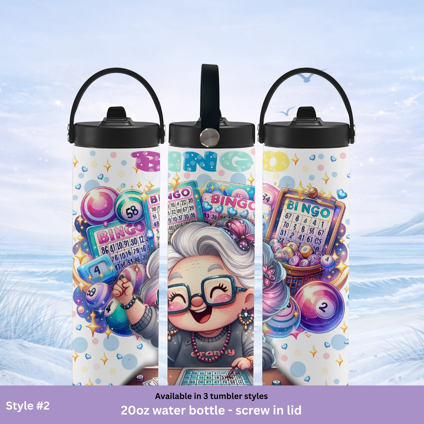 bingo gift tumbler for women game night