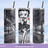black and white pinup girl tumbler