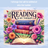 book lover tumbler floral vintage books design