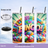 bright bingo design travel tumbler