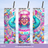 bright colorful bingo drinkware grandma design