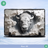 buffalo moon night native art slate