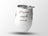 White tumbler with "Mama needs wine" text and decorative elements.