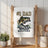 Towel with "#1 Dad Bass Whisperer" text and a jumping bass fish graphic.