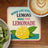 Coaster with lemons, leaves, and text "When life gives lemons make pink lemonade".