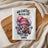 Gnome in chair with coffee mug, text "NO COFFEE NO KISS-EE! IT'S THAT SIMPLE".