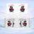Mug featuring Cancer zodiac sign with skull holding heart.