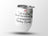 White tumbler with "Life is short, Buy the shoes drink wine and surround yourself with Fabulous Friends"
